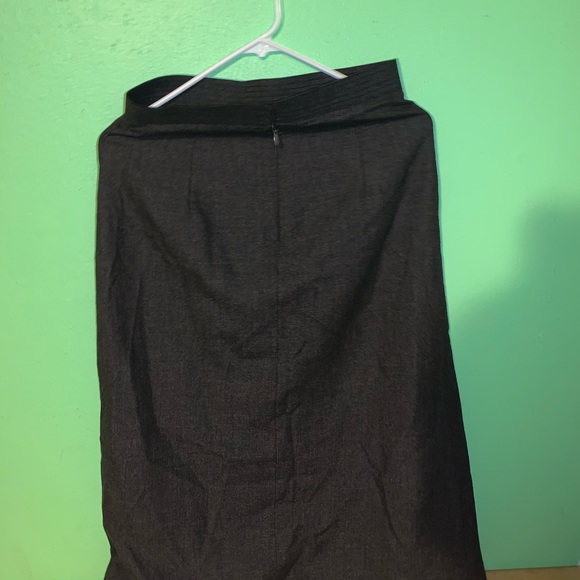 Gray Wool J. Crew A-line Skirt - Picture 3 of 8